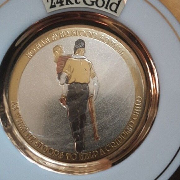 Art of Chokin 24KT Gold Edged Decorative Set black white plate mini vintage - Picture 5 of 16